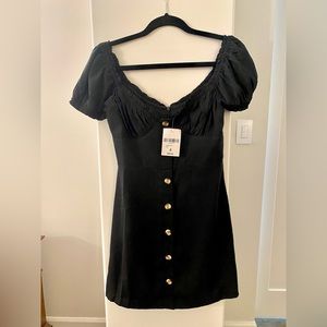 NWT black mini dress